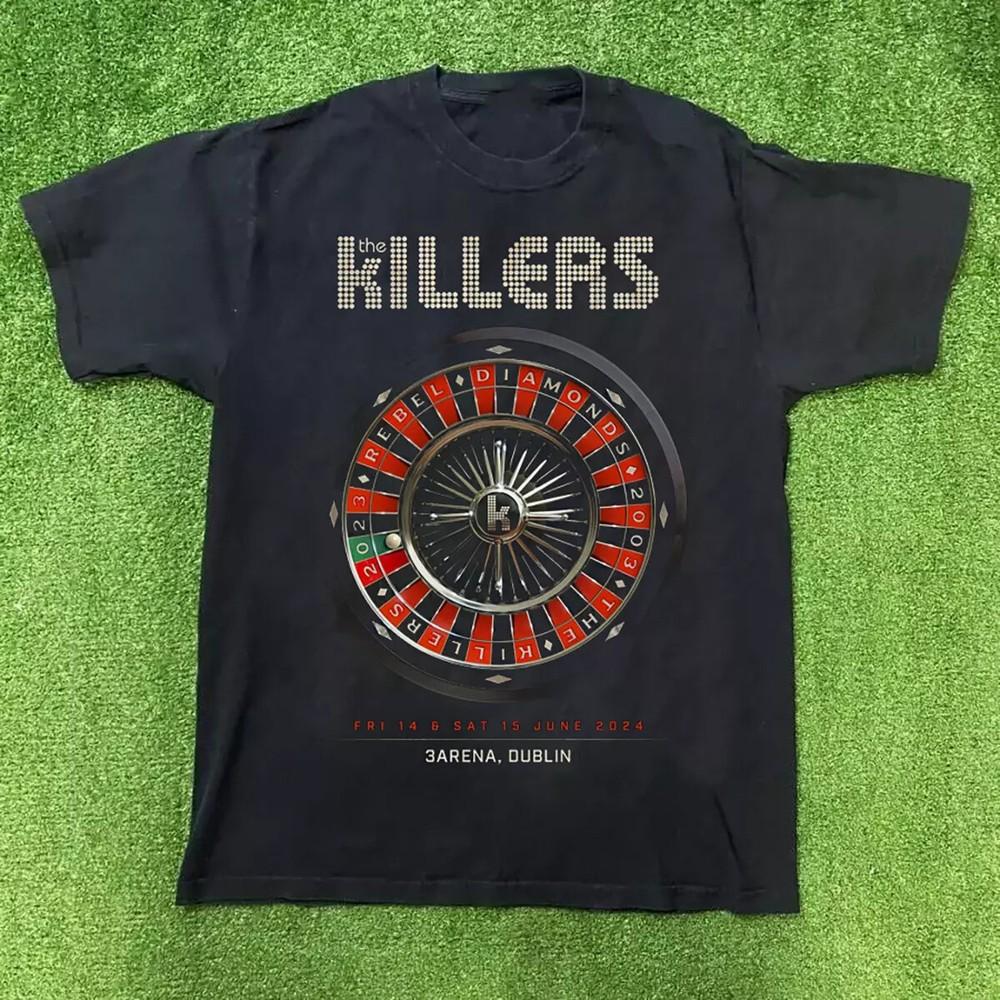 THE KILLERS АНОНСИРУЮТ ТУР 2024 Коллекция Подарок Для Фанатов S-5XL Футболка Унисекс Футболка XXXXL