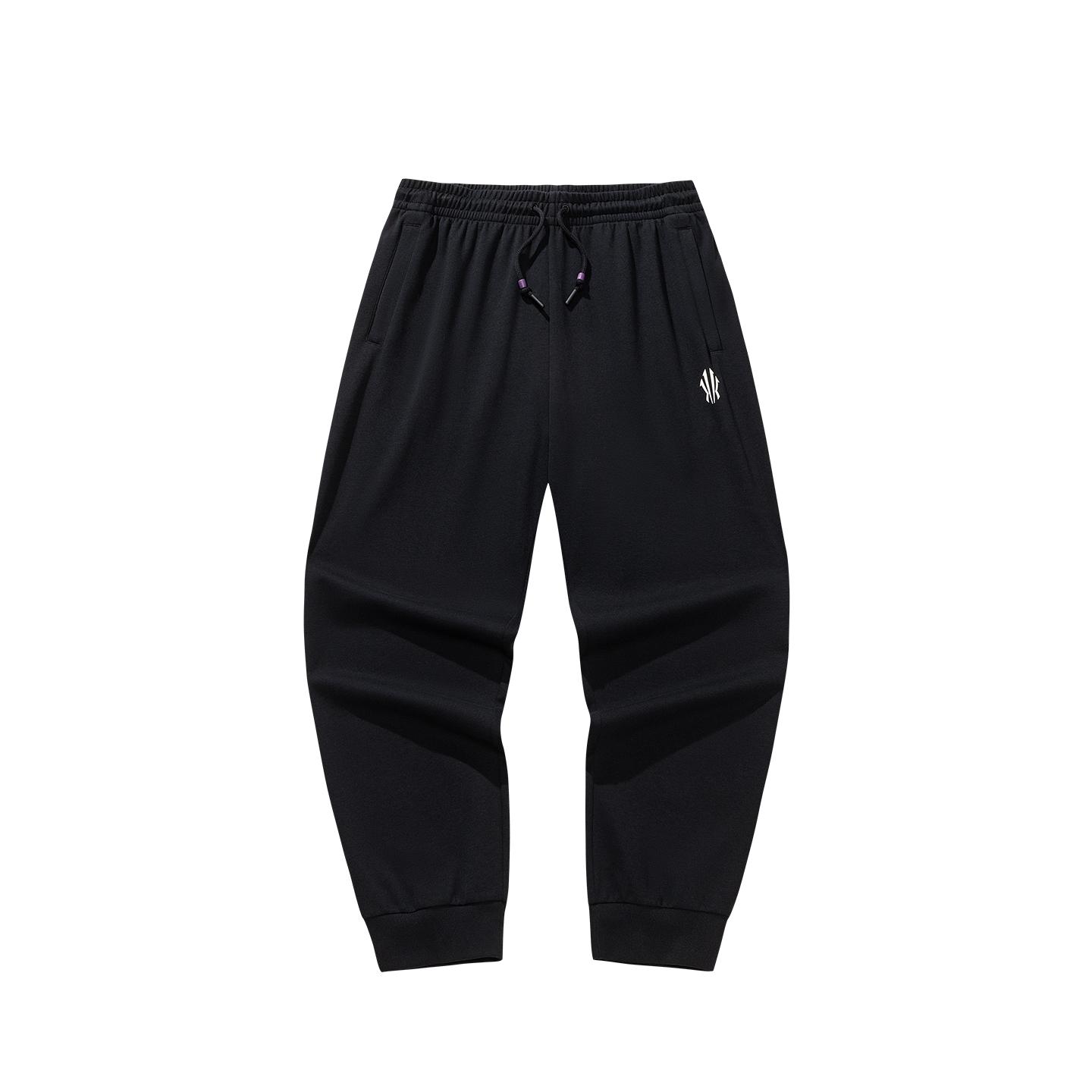

Anta Kyrie Series Dynamic Technology Knitted Sports Long Pants Unisex bottoms Basic-Black 172621313-2 2XL