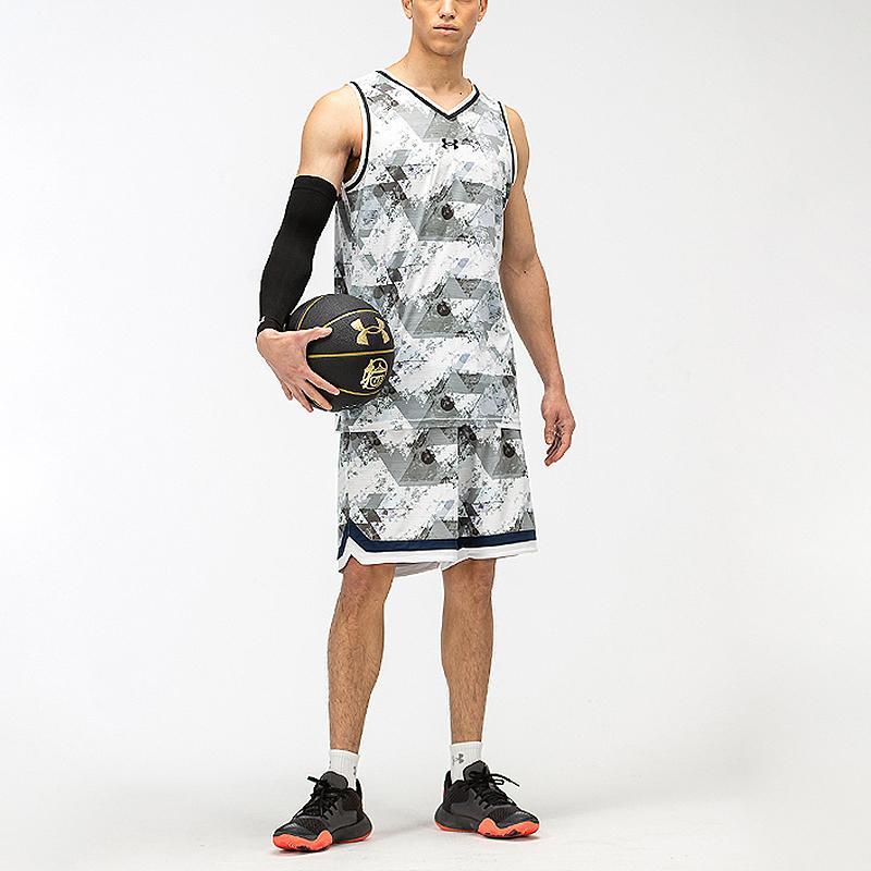 Under Armour Basketball Knit Sports Training Vest Men Tops White 21500108-100