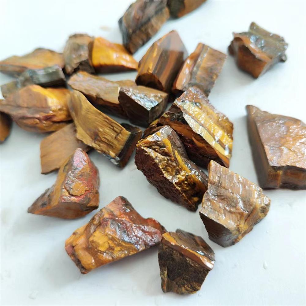 Naturalny Tygrysie Oko Surowy Kamień Surowy Kryształ Kwarcowy Reiki Uzdrawiająca Skała Mineralna Próbka Aromatycznej Dyfuzji Mineralnej Próbki
