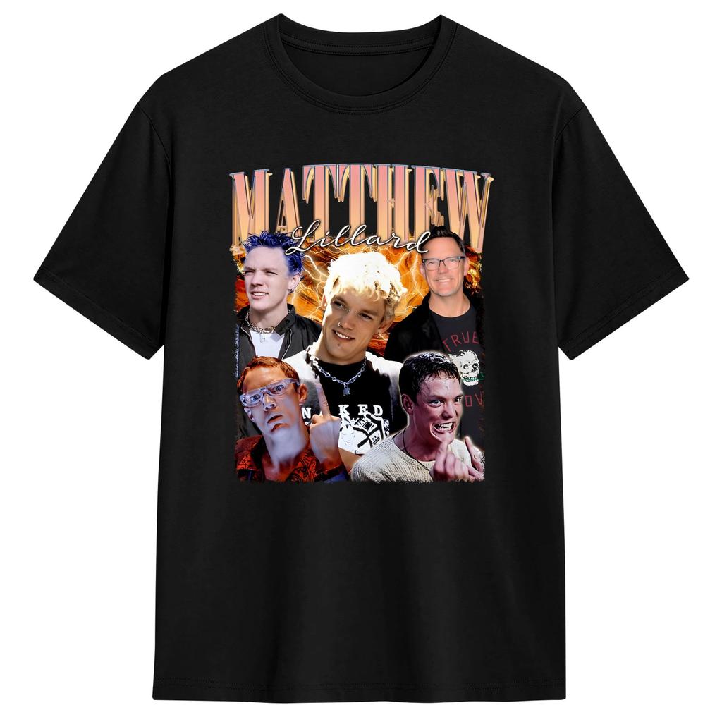 Matthew Lillard T Shirt Summer Pure Cotton TShirts For Unisex Pattern Tee Shirt Short Sleeve YK Funny Tees