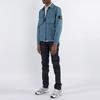 STONE ISLAND Double Pocket Washed Long Sleeve Jacket Men Jackets Sugar-Grey 7615114WN-V0146