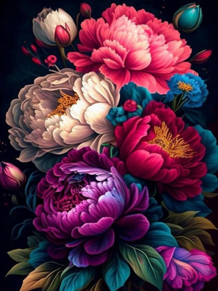 5D DIY Diamond Painting New 2024 Cute Bees and Flowers Mosaic Animal Landscape Painting Embroidery Decoration Handmade Gift