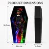 Espositore a Forma di Bara di Halloween con Azione Animata, Luce Interna e Suono per Styling di Feste e Scene Serale