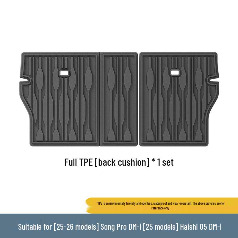 Waterproof TPE Floor & Trunk Mats for 2022-2026 BYD Song PRO