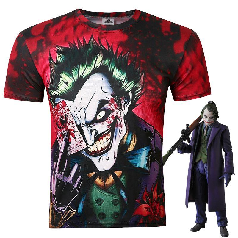 The Dark Knight Joker Batman 3d Printed Tee Soft Breathable And Easy To Clean