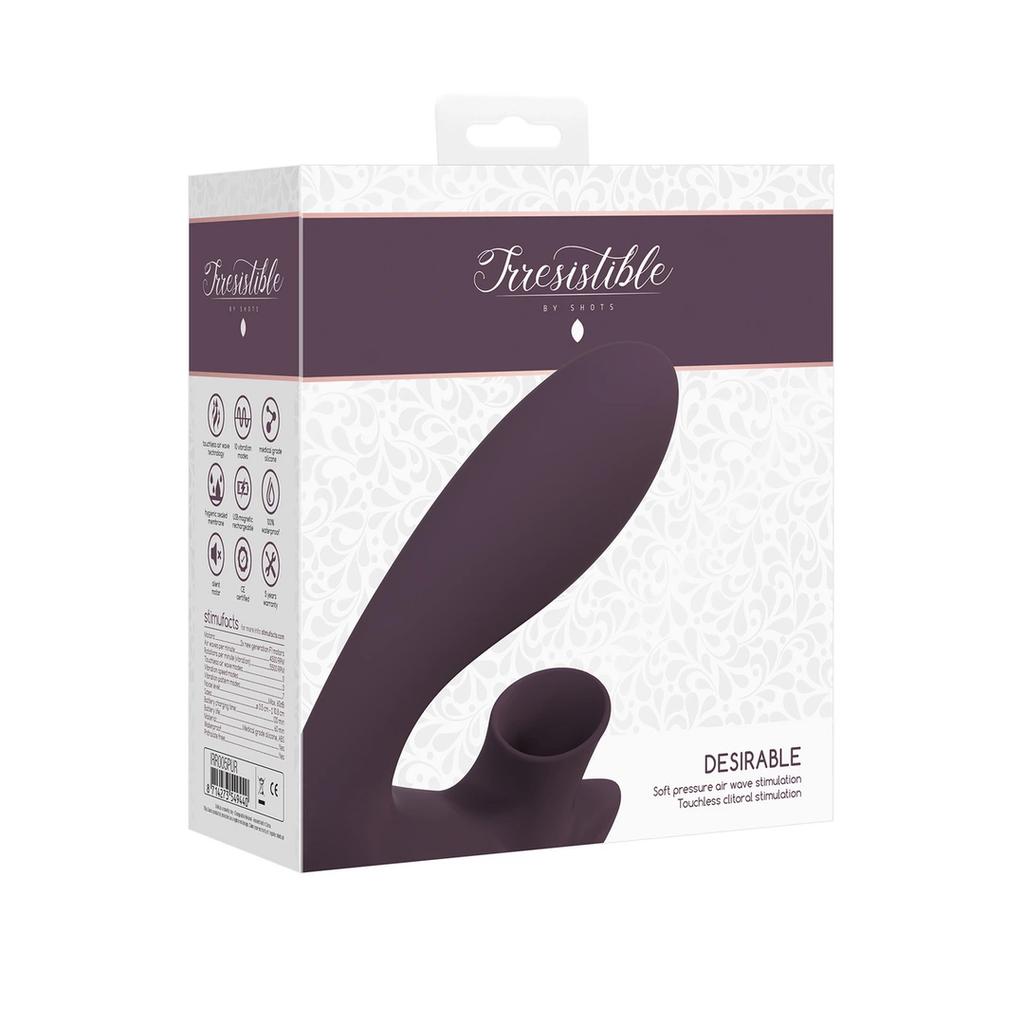 Irresistible by Shots - Flexible Pulsating Air Vibrator