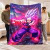 Dragon Ball Gohan Flannel Blanket Soft Throw Blanket Bed Sofa Cover Warm Home Decor Gift