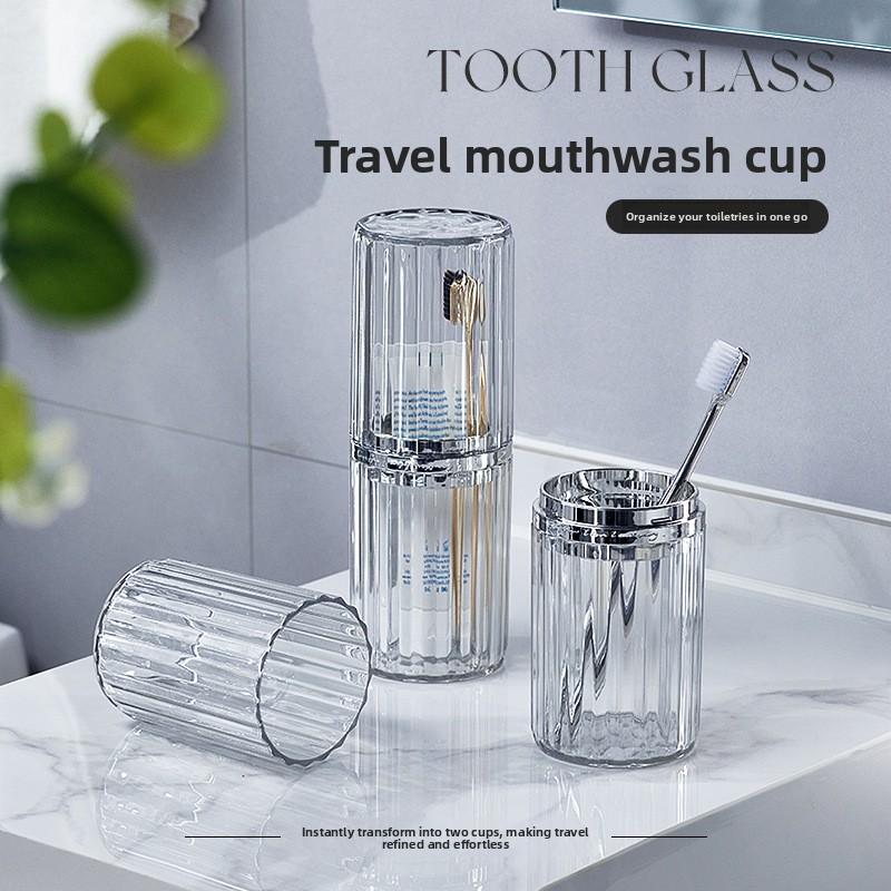 Travel Toiletry Cup, Toothbrush, Toothpaste, Tooth Cup, Storage Box, Portable Dental Cups, Tooth Tube, Mouthwash Cup