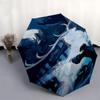 1pc Deer and Harry Potter Automatic Folding Umbrella - Compact 8-Rib Design, Durable Plastic & Iron1063L