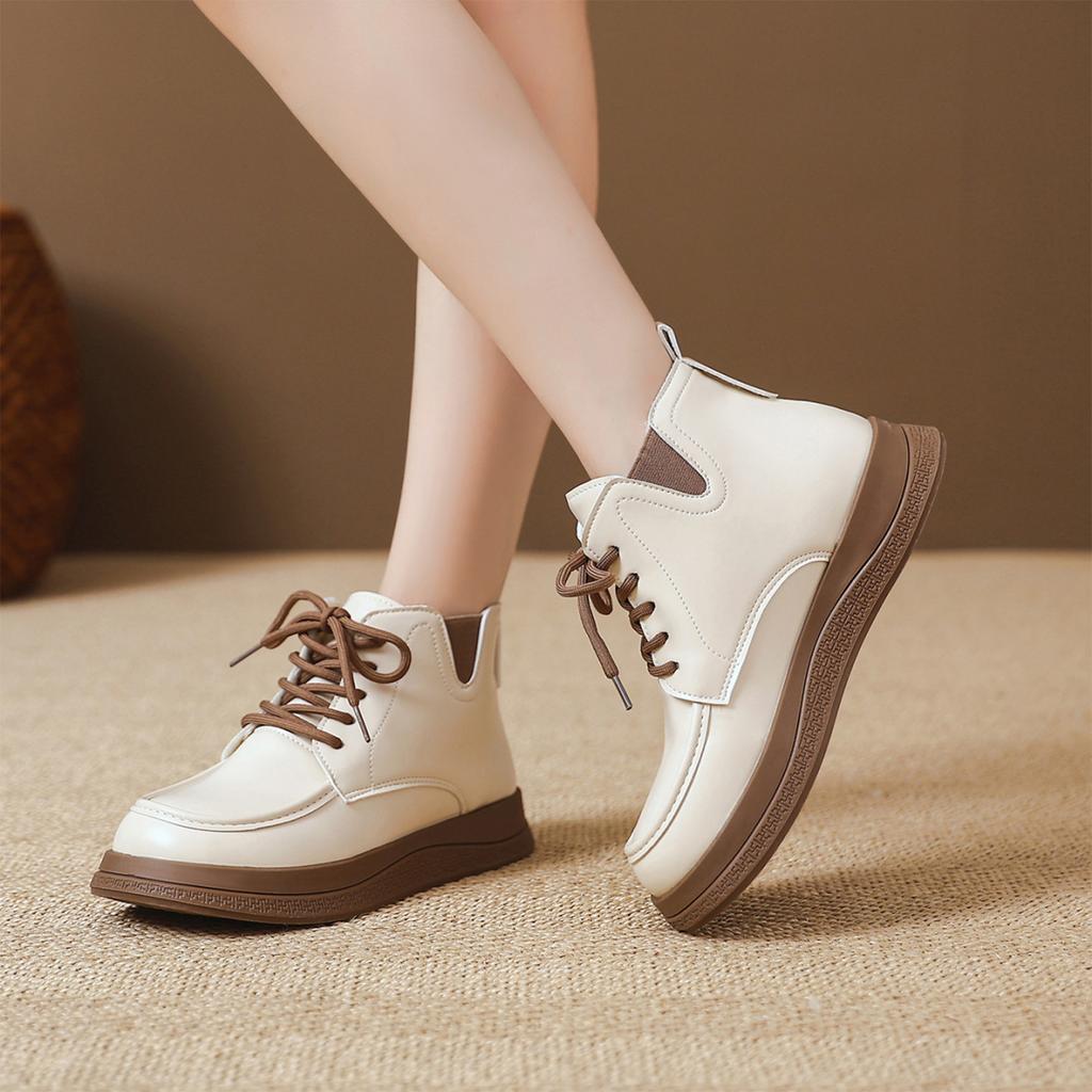 Women's -Lined Winter Boots - Thick, Warm, Comfortable, Versatile Casual Boots