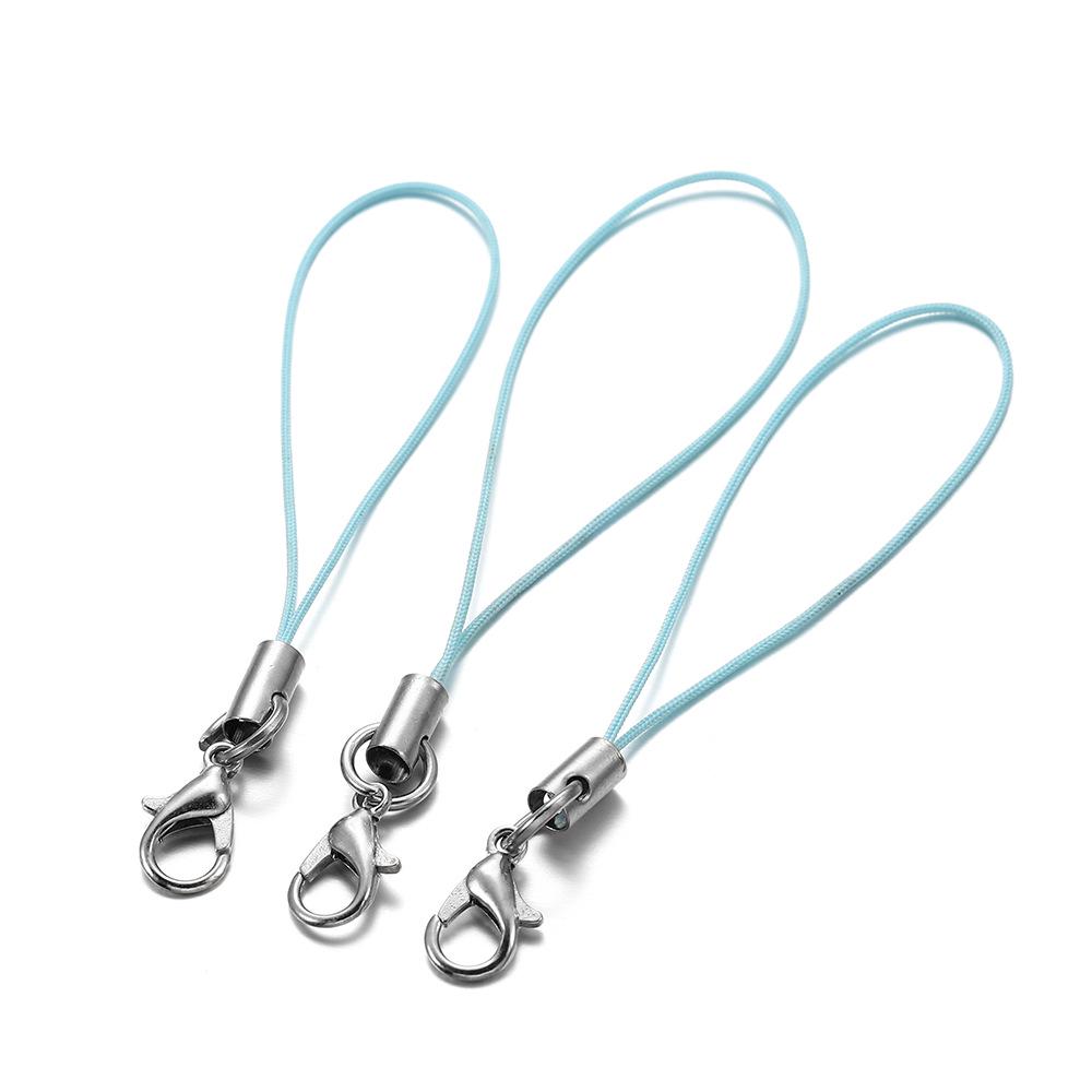Lobster Clasp Nylon Phone Strap Doll Lanyard Jewelry Craft Accessory