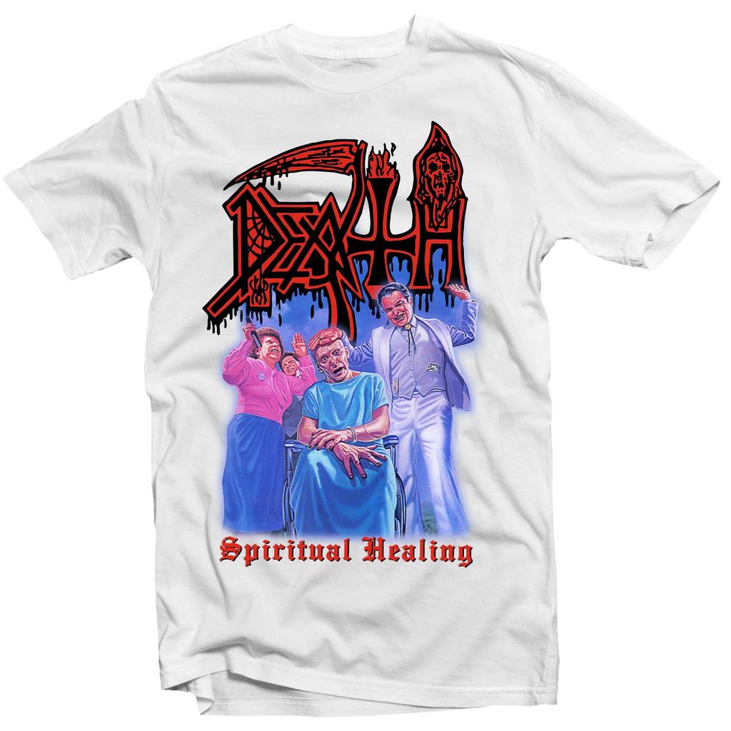 Death Spiritual Healing Heavy Metal Rock Band Style Summer Casual TShirt Unisexs and Womens Luxury Brand Top  New