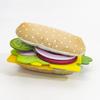 DIY Filzstoff Burger Spielzeug Set Simulation Filz Hot Dog Burger Rollenspiel Spielzeug Kinder Küchen Spielhaus Lernspielzeug Geschenke