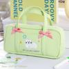 Large Capacity Korean Stationery Bag Embroidery Handheld Pencil Bag Cat Pen Storage Bag  Children