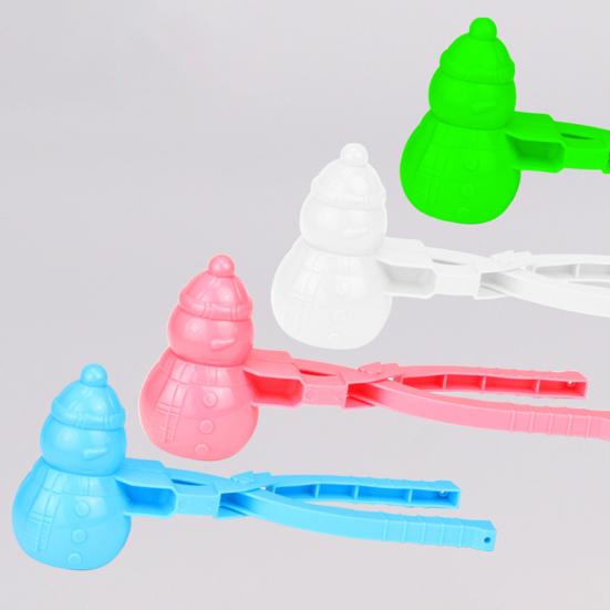 Snowball Maker Snow Ball Toys with Handle Plastic Snowball Claw Tool for Outdoor Indoor Winter Fun Sandcastle Building