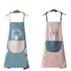 Garland Rabbit Cartoon Pattern Waterproof and Oil-proof Apron KitchenHomeWashable Household