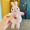 Hair Tie Soft Plush Material Cartoon Frog Panda Animal Shapes Elastic Hair Rope Women Hair Accessories