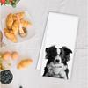 Funny Coffee Border Collie Kitchen Towels, Border Collie Gifts for Women Dish Tea Towels for Kitchen Decor, Dog Lover Gifts Hand Towels for Coffee