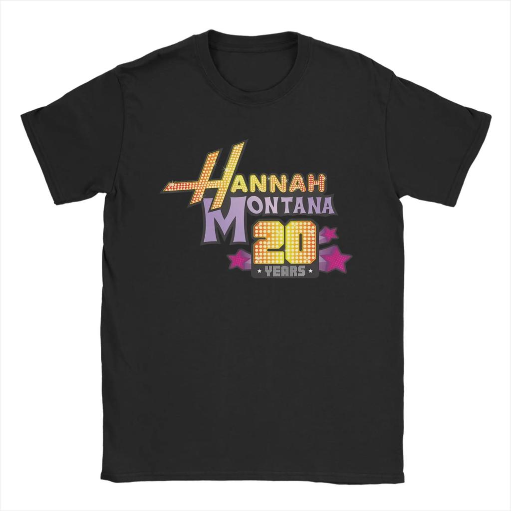2026 Y2K Vintage Summer Hip Pop Hannah Montana 20th Anniversary TShirt Cotton Casual Print Tee Shirt for Women Unisex