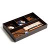 Creative Leather Coin Tray Key Holder Multifunctional Desktop Organizer Office Supplies Stationery Storage Box