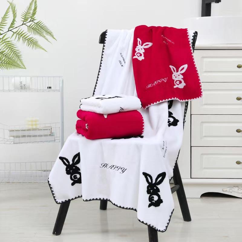 

2025 new cute embroidered bag towel thickened coral fleece quick-drying absorbent towel Towel 35 * 75 червоний