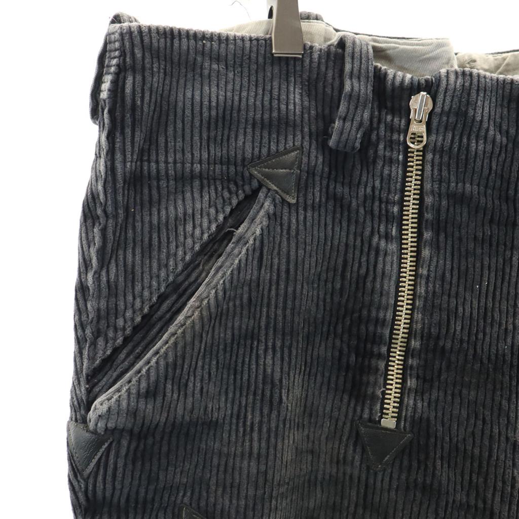 EURO WORK Logger Corduroy Logger Pants Charcoal Gray Work Men's Used