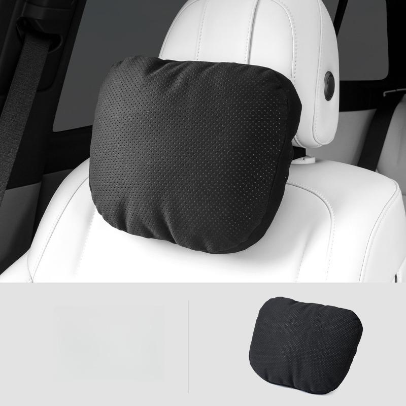 

Car Interior Headrests Lumbar Cushion Cars Lumbar Support Sweat Absorbing and Breathable Sports Seat Fixed Headrest Automotive Decorative Accessories Headrest 1pcs чёрный