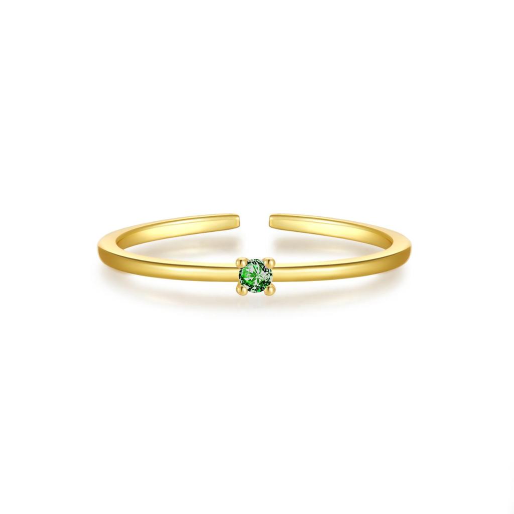ANDYWEN 925 Sterling Silver Slim Lady Adjustable Ring Rainbow Zircon Adjustable Ring Luxury Crystal Jewelry Gift For Women