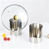 Pot Lid Organizer for Kitchen Counter Stainless Steel Pot Lid Rack Vertical Kitchen Utensil Holder Space-saving for Spatulas