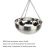 20cm Stainless Steel Sauna Aromatherapy Bowl Essential Oil Holder Sauna Room Accessories