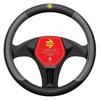Steering Wheel Cover - Momo - 38-39 Cm - Black/Grey - Car Compatible - SUV Compatible - Non-slip - Comfortable