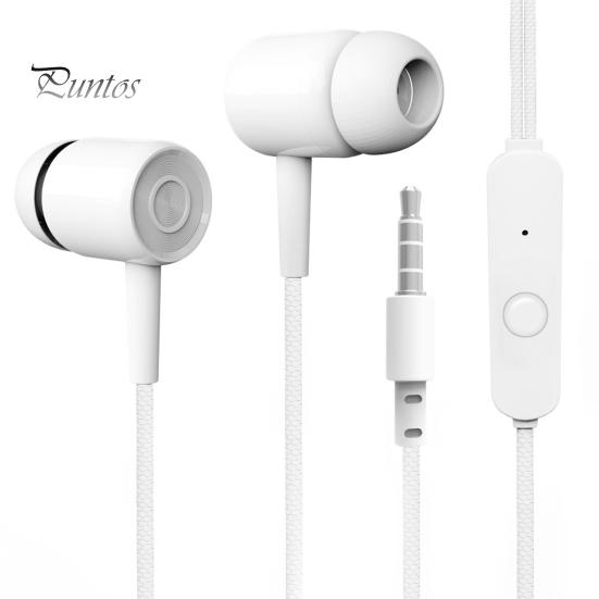 

L5 Проводные наушники 3,5 мм Внутриканальные игровые наушники с тяжелыми басами и микрофоном для караоке белый