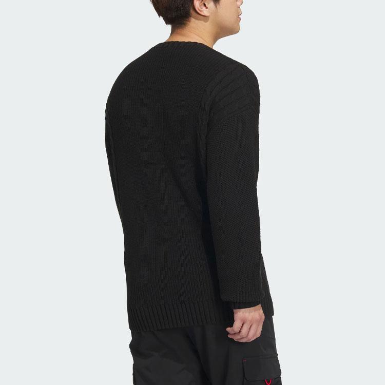 Adidas Wuji Series Sweatshirt Long Sleeve Sport Knit Top Men Tops Black IP5000