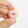 30Pcs 3D Resin Doughnut Flatback Cabochon Figurine Artificial Food Scrapbooking DIY Jewelry Craft Decoration Accessories