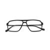 Blue Light Blocking TR90 Metal Frame Reading Stylish Reading Glasses H6996 [Henghao] Ultra-Lightweight Glasses, (Black, 2.00 Magnification)