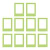 10Pcs Magnetic Display Photo Frame 3Inch Picture Holder with Magnets For Home Office Refrigerator Whiteboard Decoration