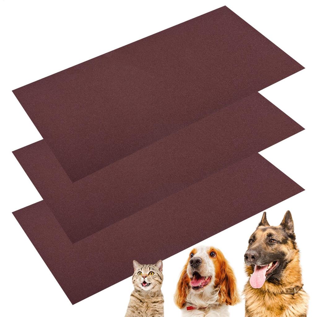 20 X 10 Cali Samoprzylepny Papier Ścierny 3 szt. Wymienne Podkładki Drapak dla Psa 60 80 120 Gradacja Pilnik do Paznokci dla Kota Drapak do Manicure