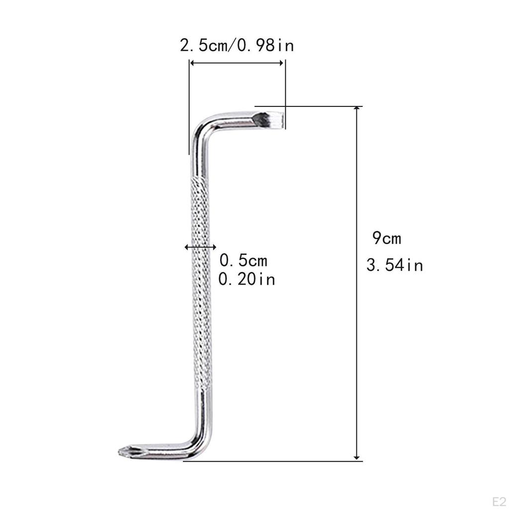 90 Degree Angled Screwdriver Portable Phillips Flat Head for Home DIY