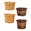 Wood Foot Bath Tub Deep Large Capacity Feet Soaking Tub Foot Wash Bucket Foot Bath Barrel for Bathroom Home Foot SPA Adults