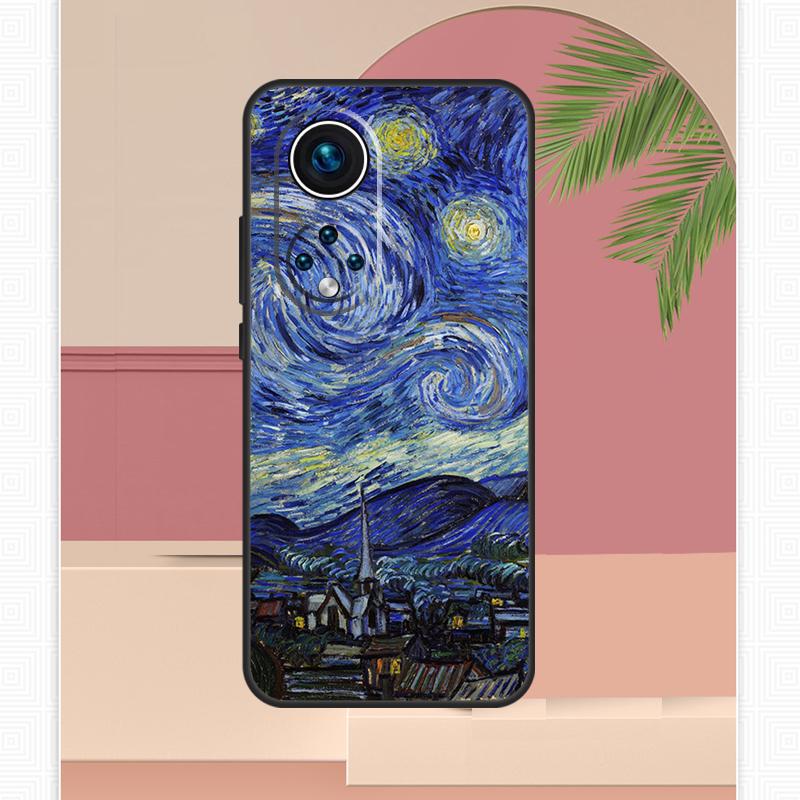 Van Gogh Art Oil Painting Case For Honor Magic 7 Lite 5 6 8 Pro Honor 200 400 X9c X9b X9a X8b X8a X8c 50 70 90 Cover