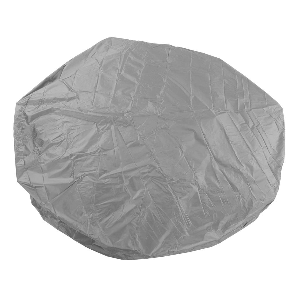 Outdoor Furniture Dust Covers Round Bathtub Cover 190 Silver Polyester Taffeta Hot Tub Waterproof Cover
