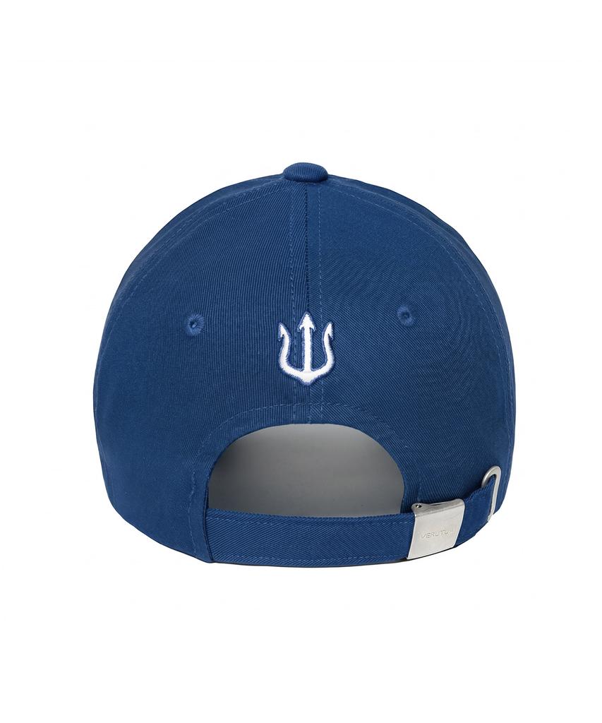VERUTUM Front Logo Bio-Washed Blue Ball Cap
