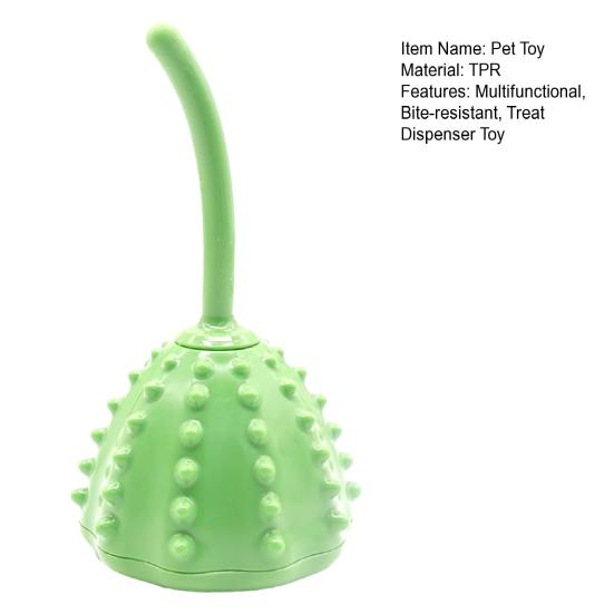 Dog Treat Dispenser Toy Interactive Dog Chew Toy Slow Feeding Puzzle Toy for Large And Small Dogs Teeth Cleaning