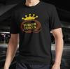 Retro Burger Queen 1970s Fast Food Restaurant Funny Size Mode American T-shirt