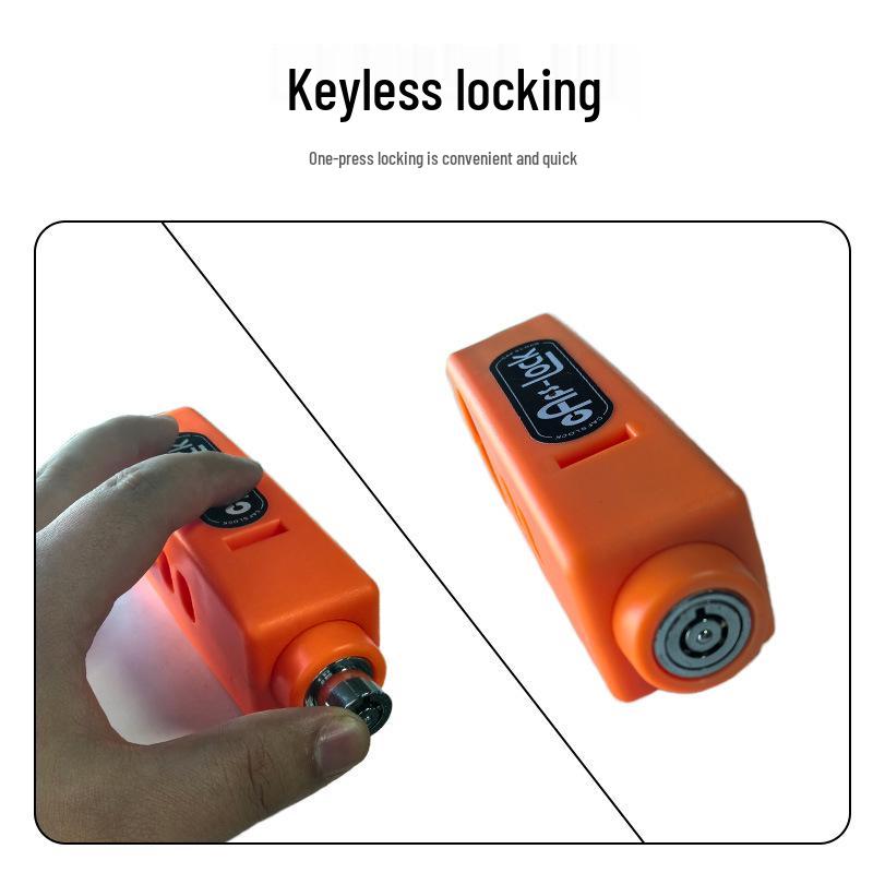 Portable Anti-theft Throttle Lock for Electric Bikes & Motorcycles: Secure Handlebar Brake Lever Lock