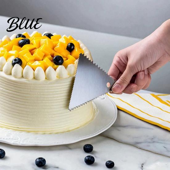 Dough Divider for Bread Stainless Steel Cake Scraper with Multi-faceted Sawtooth Rectangle/Pentagon/Triangle/Semi-circle Shape Cream Smoother