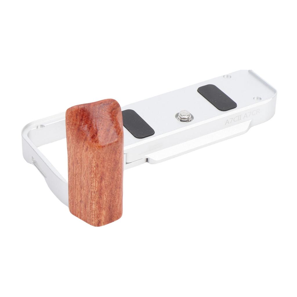 Handgrip L Shape Grip Fit for A7C2 A7CR Camera Built In Quick Release Plate Wooden Hand Grip L Bracket