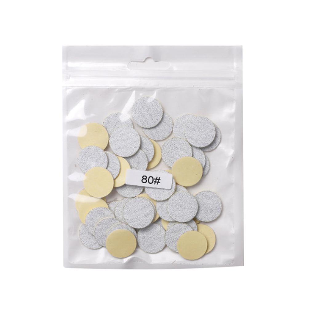 50Pieces Feet Grinder Sandpaper Sanding Disc Pedicure Tool Sanding Discs Sandpaper for Hard Dead Skin Cracked Heel