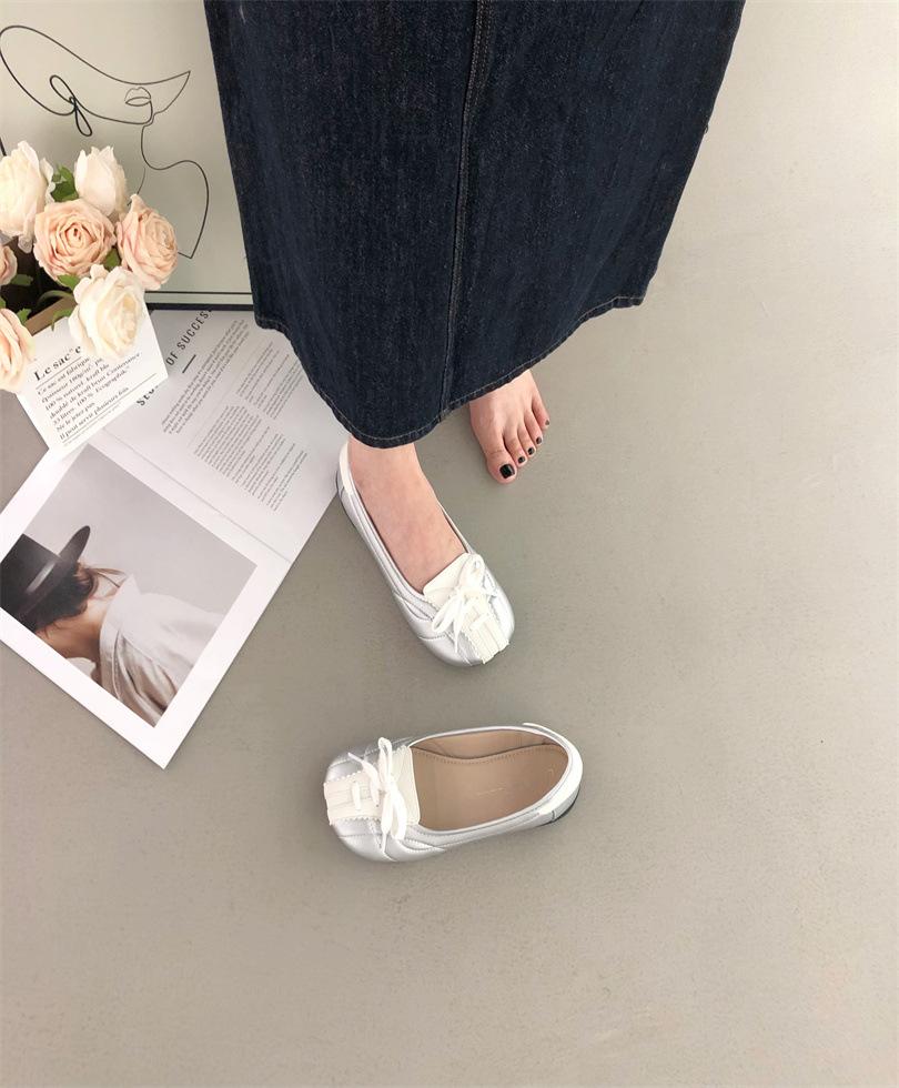 2025 spring and autumn new small fragrant style celebrity temperament shoes casual sports style flat shoes women's design sense single shoes